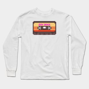 New Order 8bit cassette Long Sleeve T-Shirt